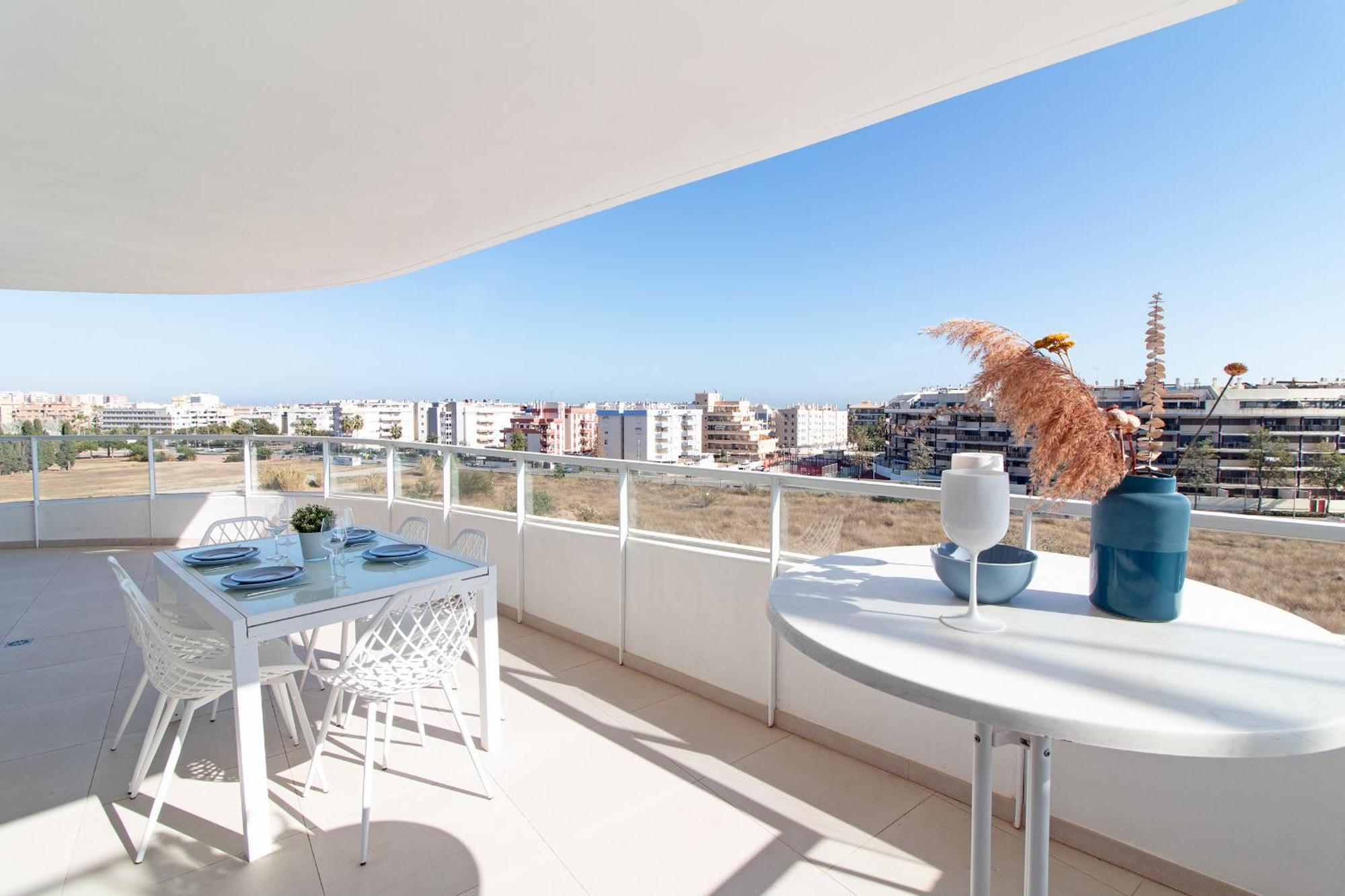 Global Properties, Moderno Apartamento Con Gran Terraza Y Vistas Al Mar Canet d'En Berenguer Extérieur photo